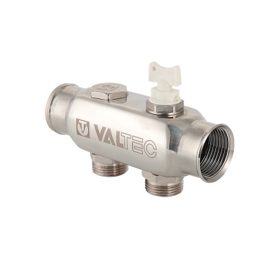 Коллектор VALTEC из нерж. стали, с м-о расст вых. 50мм, 1х 8 вых. 3/4 Евроконус Коллектор VALTEC из нерж. стали, с м-о расст вых. 50мм, 1х 8 вых. 3/4 Евроконус