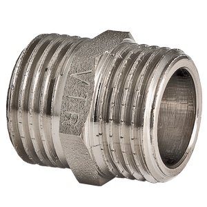 Ниппель VALTEC 2 наружная резьба, никелированная латунь Ниппель VALTEC 2 наружная резьба, никелированная латунь