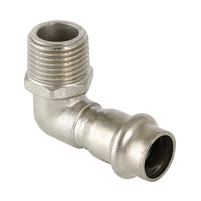 Угольник VALTEC из нержавеющей стали, 90 град. наружная резьба 18 x 1/2 Угольник VALTEC из нержавеющей стали, 90 град. наружная резьба 18 x 1/2