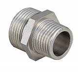 Ниппель VALTEC переходной 1 1/4 х 1/2 наружная резьба, никелированная латунь
