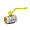 Кран шаровой LD 47.50.B-B.Р.GAS газовый, внутренняя резьба, 2, рычаг
