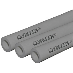 Труба полипропиленовая Valfex SDR 6 PN20 D63х10,5 мм, 4м СЕРАЯ