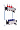 Коллекторная группа Termica на 7 выходов из нержавеющей стали с расходомерами