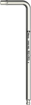 Г-образный ключ WERA 3950 PKL нерж., с шаром, 2 x 101 мм Г-образный ключ WERA 3950 PKL нерж., с шаром, 2 x 101 мм