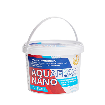 Паста Сантехмастер для льна Aquaflax nano, 400 грамм, банка Паста Сантехмастер для льна Aquaflax nano, 400 грамм, банка