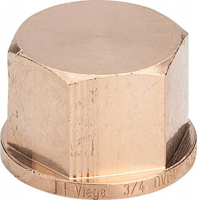 Заглушка Viega модель 3301 1/4 арт. 319151, бронза Заглушка Viega модель 3301 1/4 арт. 319151, бронза