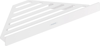 Корзинка Hansgrohe AddStoris угловая матовый белый 41741700