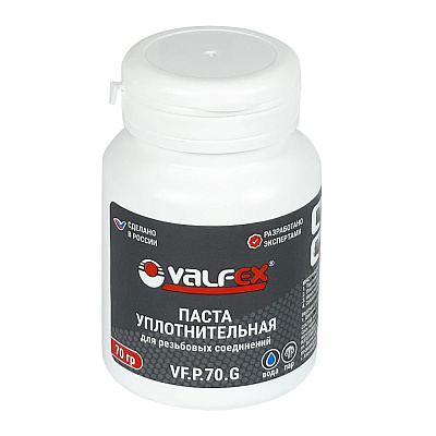 Паста уплотнительная Valfex 70 г (вода, пар) Паста уплотнительная Valfex 70 г (вода, пар)