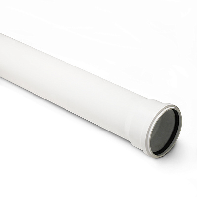 Труба PRO AQUA Stilte Белая для внутренней канализации 75x3000