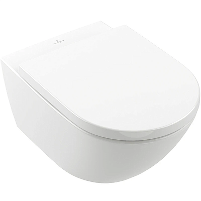Унитаз подвесной Villeroy and Boch Subway 3.0 4670TS01 (с крышкой SoftClose)