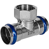 Тройник-переходник Stout из нержавеющей стали 22х3/4 ВПр-ВР (SSS-2015-002234)