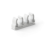 Опора полипропиленовая PRO AQUA PP-R двойная белая (20), арт.PA18508P