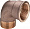 Отвод Viega 90 бронза Rp-резьба 3092 1 1/2 x 1 1/2 264123