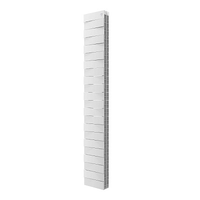Биметаллический секционный радиатор отопления Royal Thermo PianoForte Tower Bianco Traffico 200 / 22 секций нижнее подключение Биметаллический секционный радиатор отопления Royal Thermo PianoForte Tower Bianco Traffico 200 / 22 секций нижнее подключение
