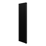 Стальной трубчатый радиатор отопления Royal Thermo Shift R22 VC2180 - 14 секций RAL9005m (черный)