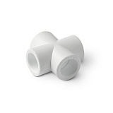Крестовина полипропиленовая PRO AQUA PP-R белая (32), арт.PA17012P