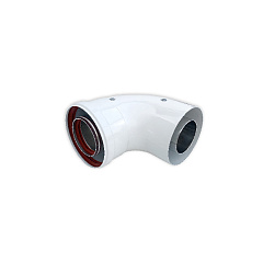 Угол Camino 90 градусов 80/125mm (мама-папа) (CE.00.67 H)