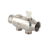 Коллектор VALTEC из нерж. стали, с м-о расст вых. 50мм, 1х 2 вых. 3/4 Евроконус