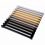Декоративная решетка Mohlenhoff DR 15.145-BL-r, цвет чёрный