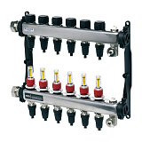 Коллектор TECE TECEfloor для поверхностного отопления 1 x 16 push-fit, 10 контуров