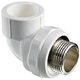 Угольник полипропиленовый VALTEC 25 мм х 3/4 НР, VTp.753.0.02505