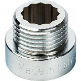 Удлинитель Stout 1/2X50мм из латуни, хромированный, резьба внутренняя-наружная