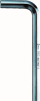 Г-образный ключ WERA 950 хром, 3 x 63 мм Г-образный ключ WERA 950 хром, 3 x 63 мм