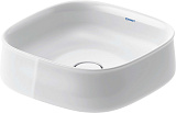 Раковина накладная Duravit Zencha 42x42см белая