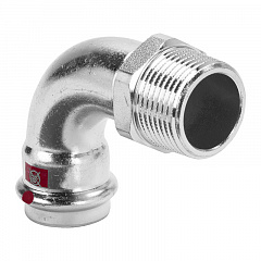 Угольник переходной Viega Prestabo 90 гр. с наружной резьбой 54 мм х R 2, модель 1114