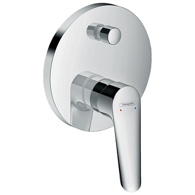 Встраиваемый смеситель Hansgrohe Logis E для ванны (внешняя часть), хром Встраиваемый смеситель Hansgrohe Logis E для ванны (внешняя часть), хром
