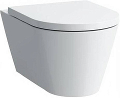 Унитаз подвесной Laufen Kartell 54x37 8.2033.7.000.000.1 безободковый