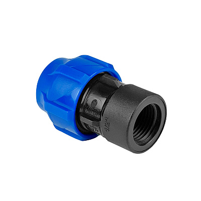Муфта Valfex ПНД компрессионная соединительная c внутренней резьбой 63х2