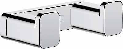 Двойной крючок Hansgrohe AddStoris хром 41755000