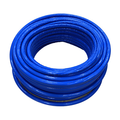 Труба из сшитого полиэтилена (PE-Xa) Usystems Radi Pipe PN10 32x4,4 в теплоизоляции 6 мм синей, бухта 25 м Труба из сшитого полиэтилена (PE-Xa) Usystems Radi Pipe PN10 32x4,4 в теплоизоляции 6 мм синей, бухта 25 м