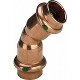 Отвод 45 медный Viega Profipress с SC-Contur d=28 (арт. 292 362)