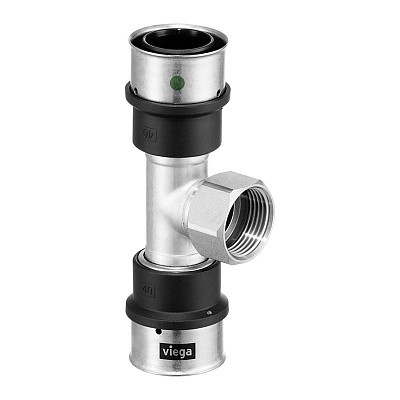 Тройник Viega SmartPress переходной 63 x Rp 1 x 63, модель 6717 Тройник Viega SmartPress переходной 63 x Rp 1 x 63, модель 6717