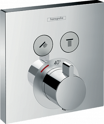 Встраиваемый смеситель Hansgrohe ShowerSelect 15763000 Встраиваемый смеситель Hansgrohe ShowerSelect 15763000