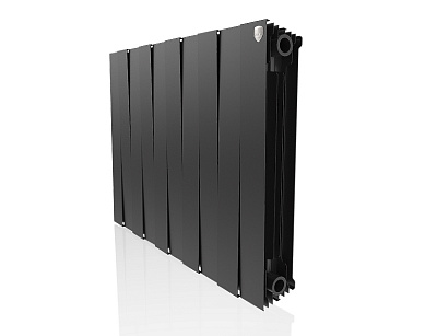 Биметаллический секционный радиатор отопления Royal Thermo PianoForte Noir Sable 500 / 10 секций Биметаллический секционный радиатор отопления Royal Thermo PianoForte Noir Sable 500 / 10 секций