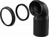 Фановый отвод Alcaplast L=205 мм под углом 90, вход 90 мм, выход 110 мм