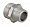 Ниппель VALTEC переходной 3/8 х 1/4 наружная резьба, никелированная латунь