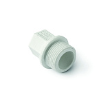 Заглушка полипропиленовая PRO AQUA PP-R резьбовая белая 20 (1/2), арт.PA15508P
