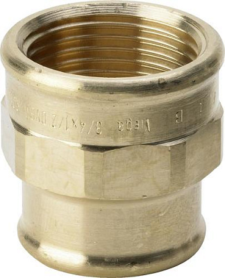 Редукционная муфта Viega бронза Rp-резьба 3240 3/8x1/4 282103 Редукционная муфта Viega бронза Rp-резьба 3240 3/8x1/4 282103