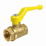 Кран шаровой Valfex для ГАЗА 1 1/4 ВР/ВР рычаг, латунный 11Б27фтМ