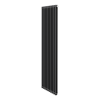 Стальной трубчатый радиатор отопления Royal Thermo Insignia VC2180 - 10 секции (черный)
