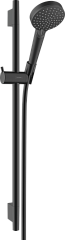 Душевой набор Hansgrohe Vernis Blend Vario cо штангой 65 см матовый черный 26422670