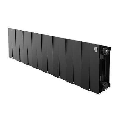 Биметаллический секционный радиатор отопления Royal Thermo PianoForte Noir Sable 200 / 16 секций Биметаллический секционный радиатор отопления Royal Thermo PianoForte Noir Sable 200 / 16 секций