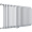 Стальной трубчатый радиатор отопления Rommer RST 2150/04 нижнее правое подключение RAL9016