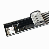 Внутрипольный конвектор с вентилятором KVZ Vent 300-140-1200-2V