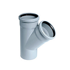 Тройник для внутренней канализации Ostendorf HTEA 40/40*45 гр.
