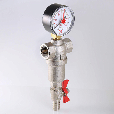 Фильтр промывной VALTEC 3/4, каскадный (500 и 100) (VT.390.N.05)